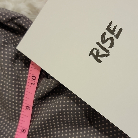 lee gray polka dots capri size 12 medium - Picture 12 of 14